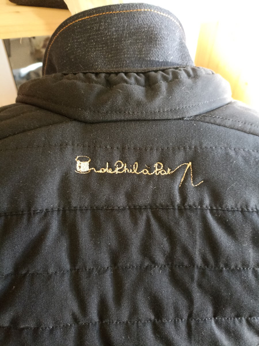 Doudoune sans manches 100% coton