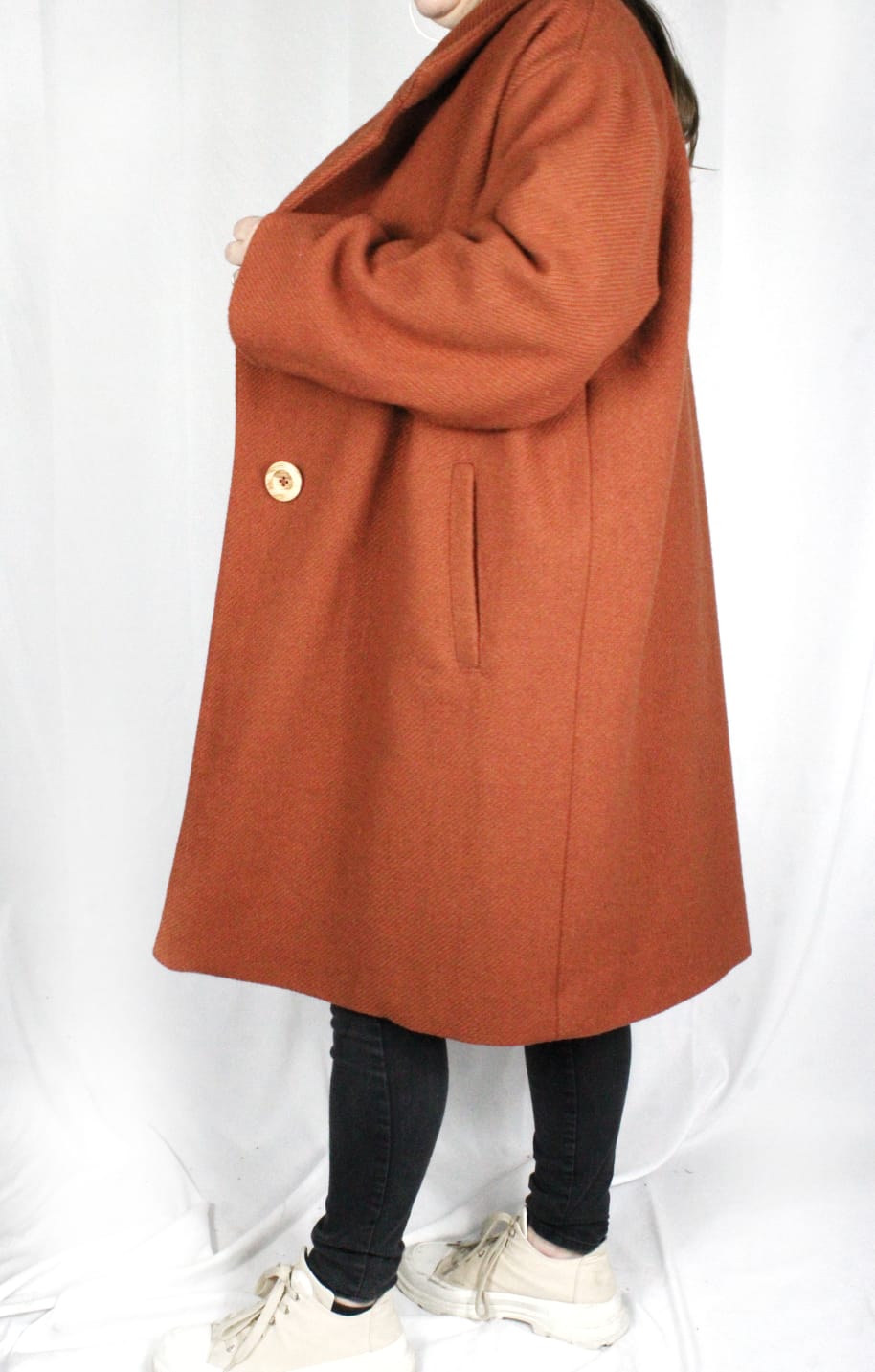 Manteau Femme laine Caramel fondant