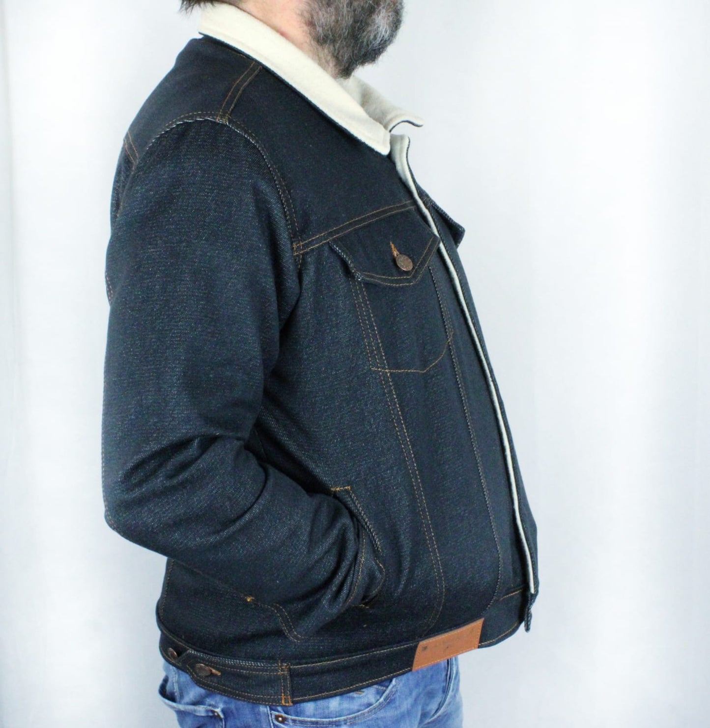 Veste en Jean Homme Bleu