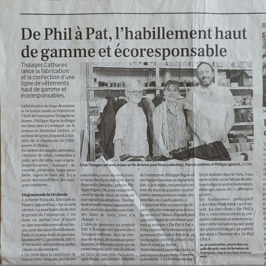 De Phil à Pat : vestiaire mode haut de gamme & écoresponsable !