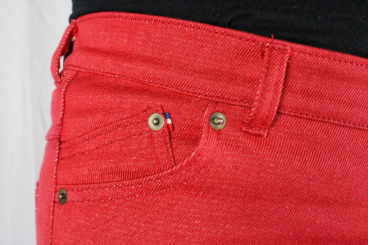 Jean Femme Rouge Sur mesure