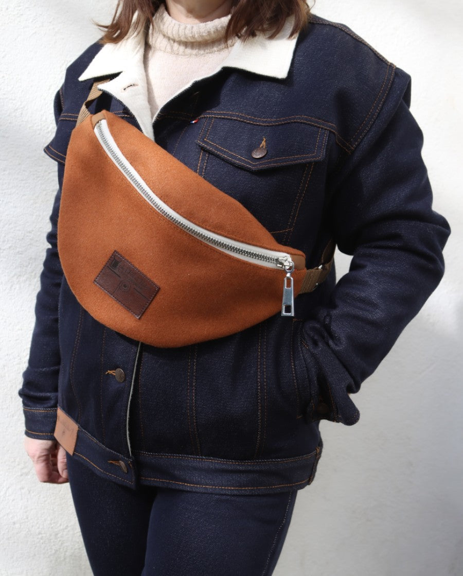 Sac banane en laine