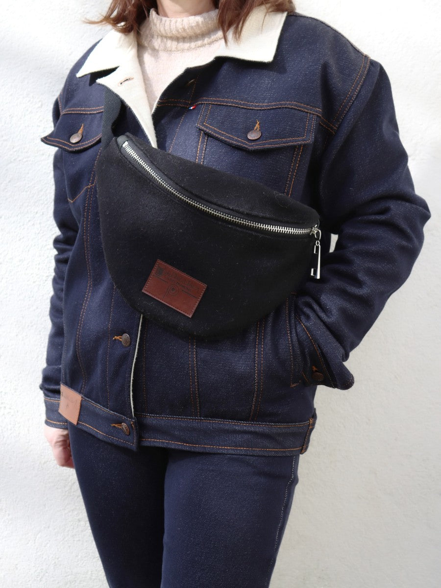 Sac banane en laine