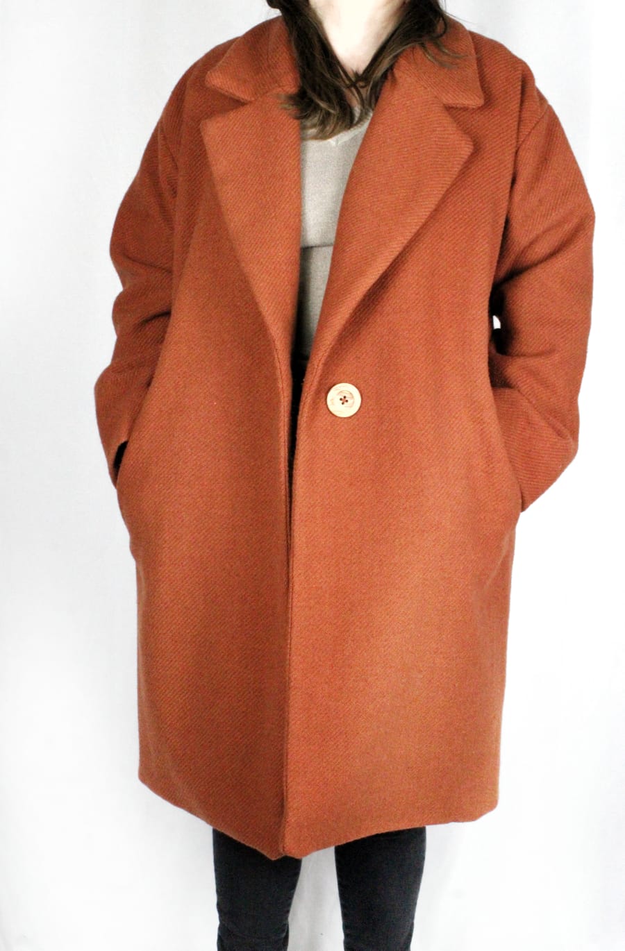 Manteau Femme laine Caramel fondant