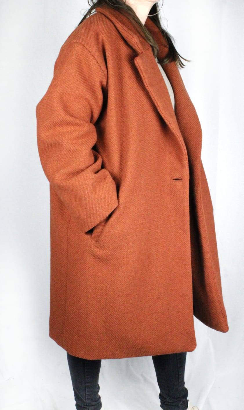 Manteau best sale marron femme