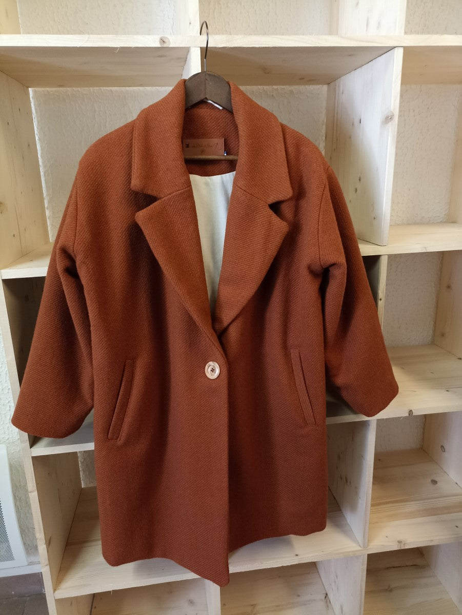 Manteau femme marron clair best sale