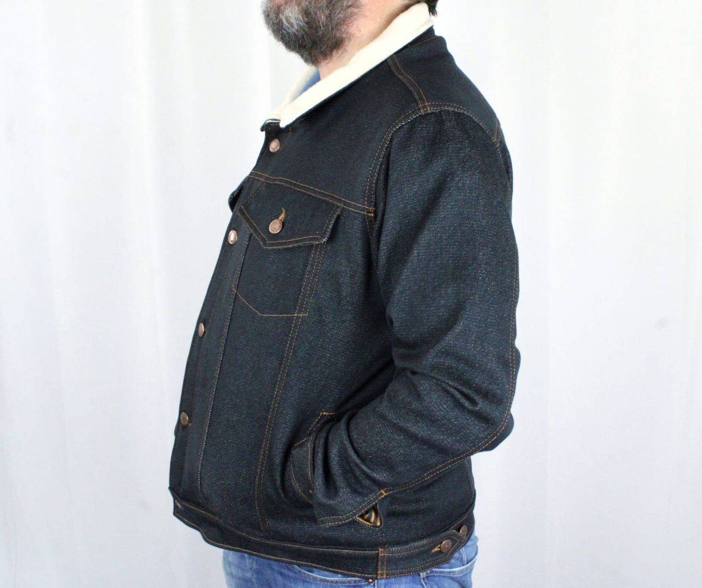 Veste en Jean Homme Bleu