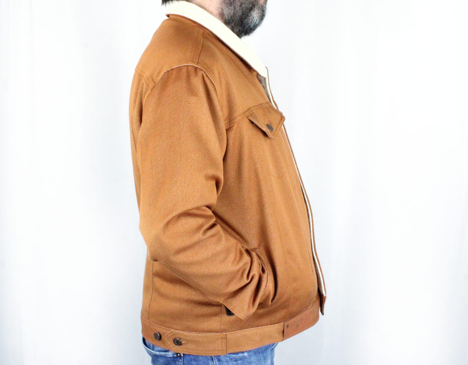 Veste en jean fashion laine homme