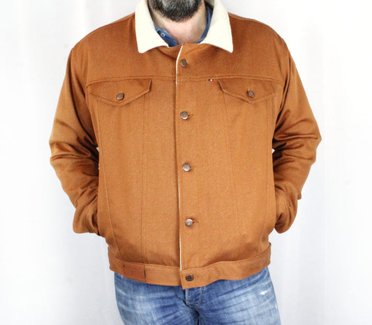 Veste en Jean Homme Caramel